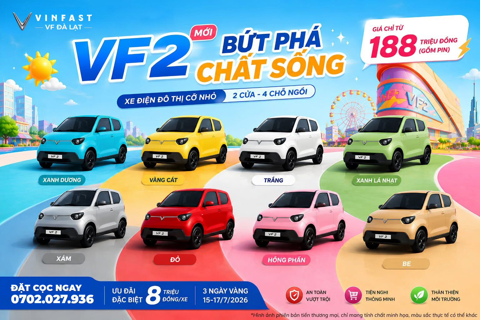 VF 2 - DÒNG XE MINI MỚI RA MẮT CỦA VINFAST - 20260721